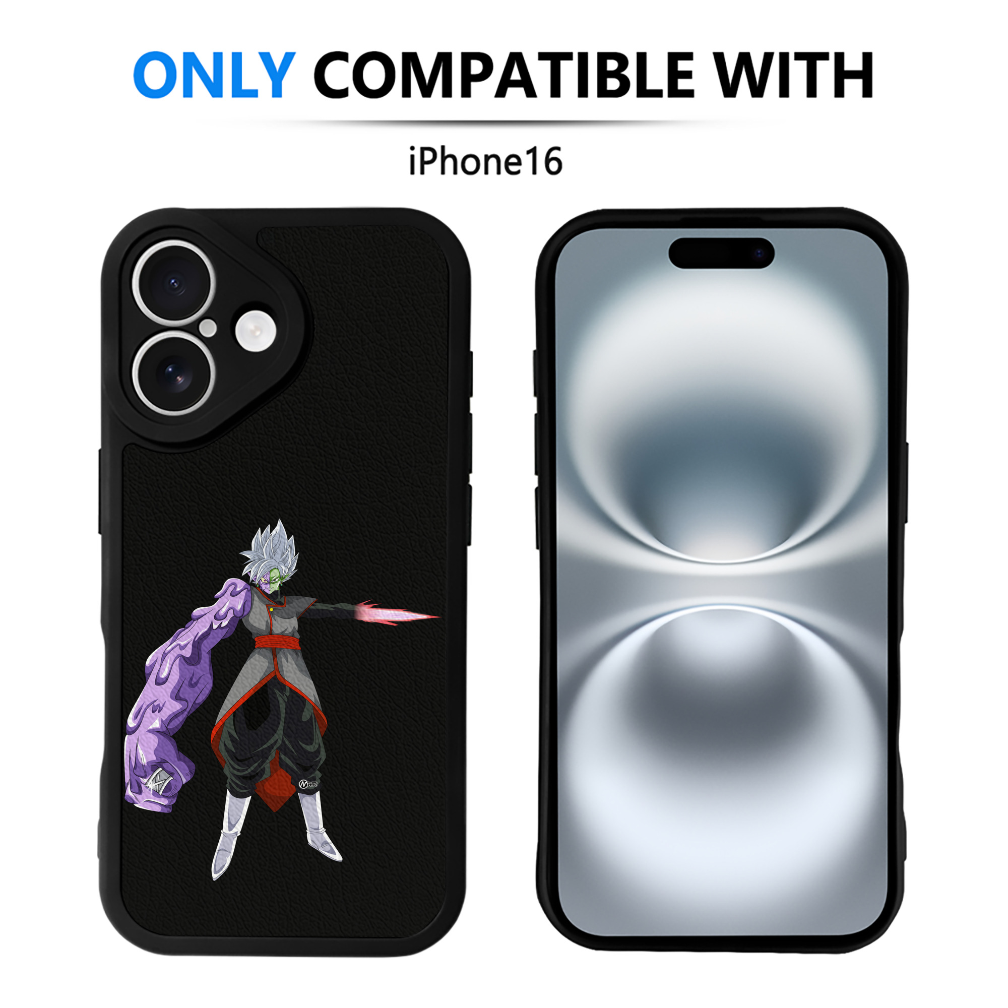 （画像用） ドラゴンボール DRAGON BALL 【iPhone 16シリーズ対応】シリコンスマホケース（レザー調） 材質：シリコン